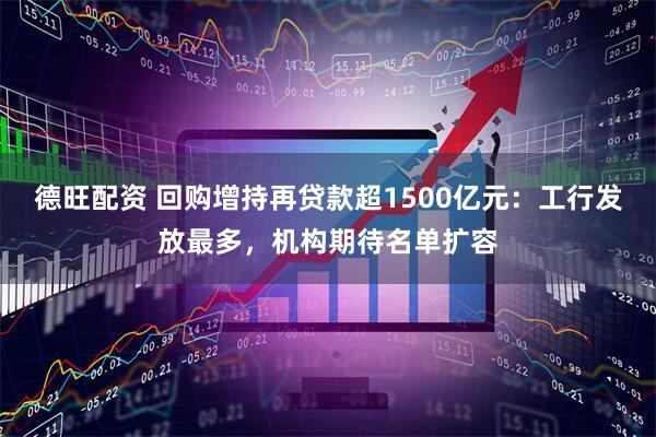 德旺配资 回购增持再贷款超1500亿元：工行发放最多，机构期待名单扩容